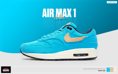 Nike Air Max 1 Premium Corduroy Baltic Blue