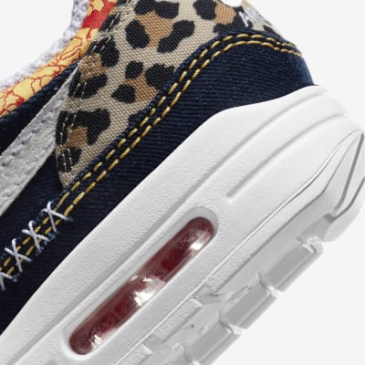 Nike Air Max 1 Premium Denim Leopard Foto 7