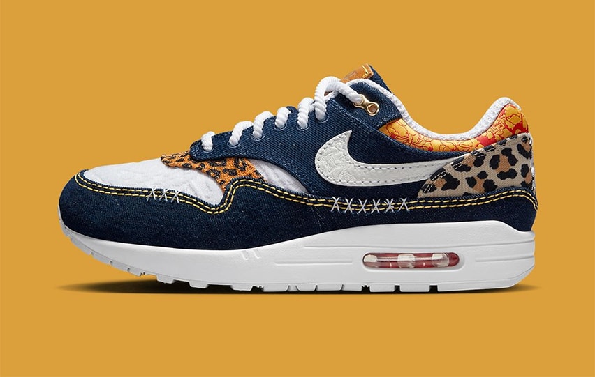 Nike Air Max 1 Premium Denim Leopard