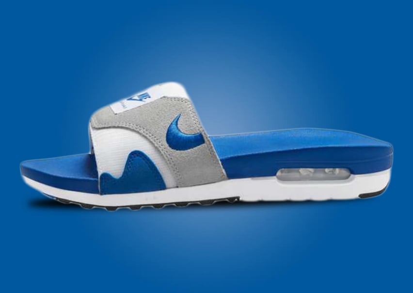 Nike Air Max 1 Slide Royal Foto 3