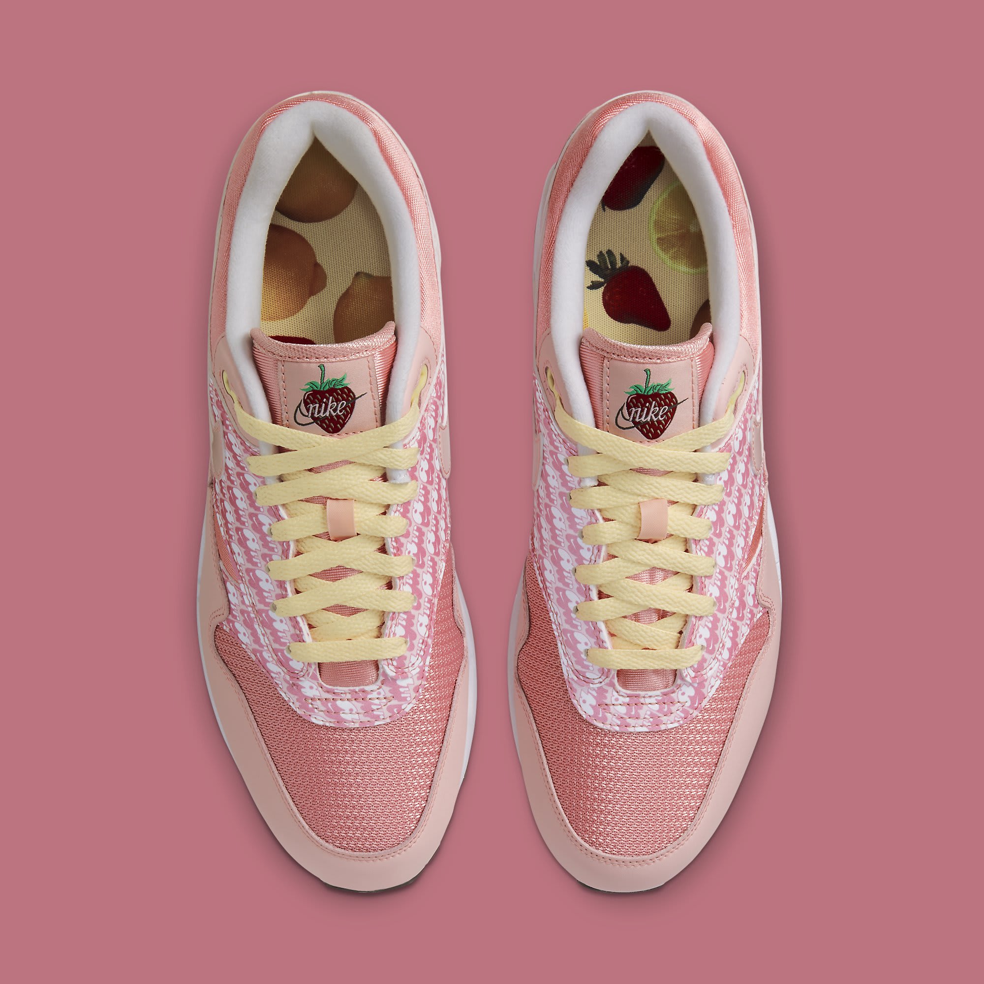 Nike gooit Lemonade en Strawberry in de mix en komt met de Nike Air Max 1 "Strawberry Lemonade"