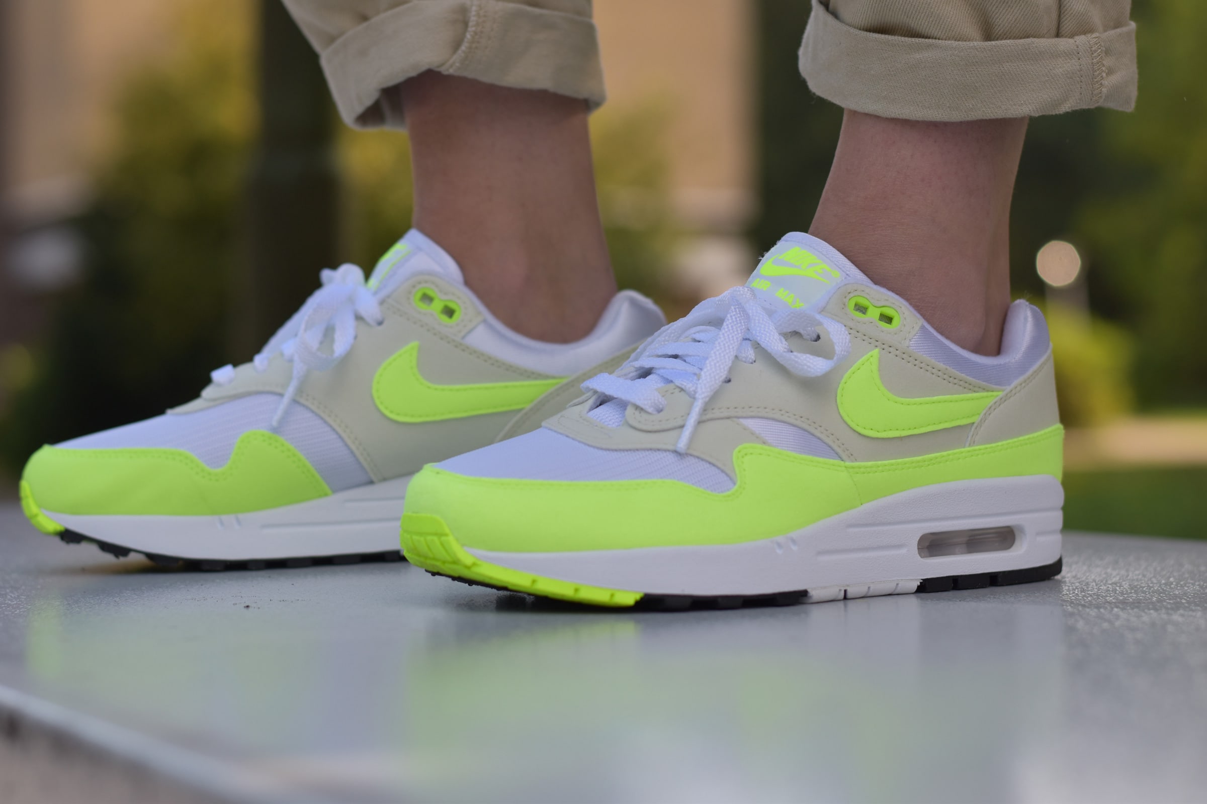 Nike air max outlet 1 suede groen