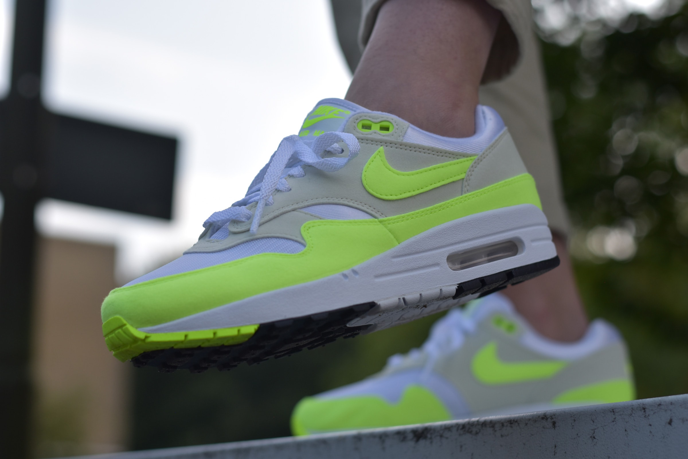 Nike air max clearance 1 suede groen