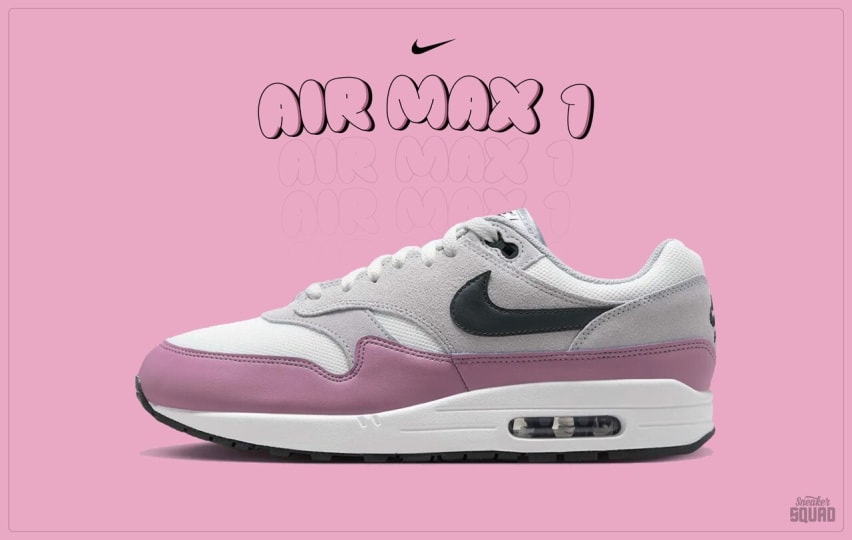 Nike Air Max 1 Wolf Grey Pink