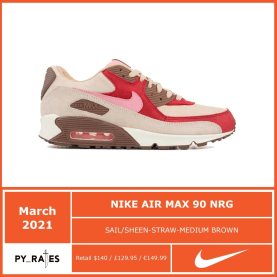 De release van de Nike Air Max 90 "Bacon" is uitgesteld naar volgend jaar