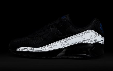 Nike Air Max 90 Black Reflective Foto 2