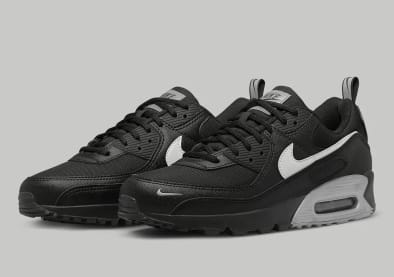 Nike Air Max 90 Black and Silver Foto 1