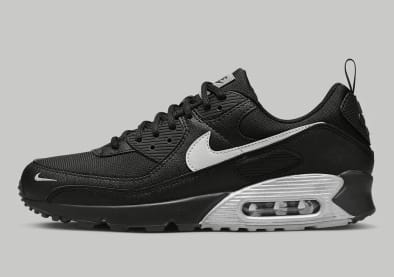 Nike Air Max 90 Black and Silver Foto 2