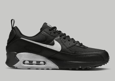 Nike Air Max 90 Black and Silver Foto 3