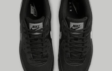 Nike Air Max 90 Black and Silver Foto 4