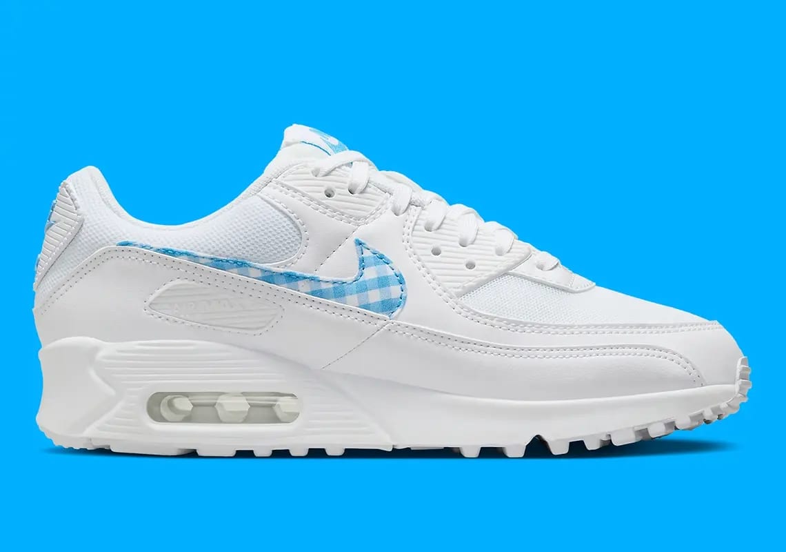 Nike Air Max 90 Blue Gingham Foto 3