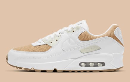 Nike voorziet de Nike Air Max 90 Burlap van Jute stof Sneaker Squad