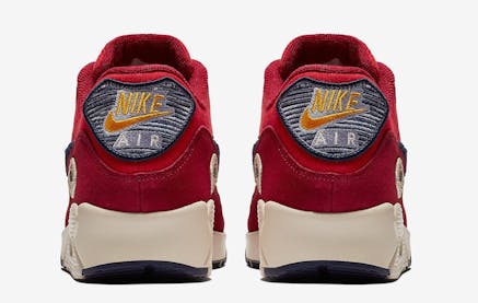First Look: Nike Air Max 90 "Chenille Swoosh" Red