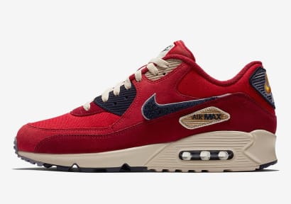 First Look: Nike Air Max 90 "Chenille Swoosh" Red