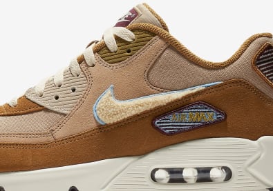 First Look: Nike Air Max 90 "Chenille Swoosh"