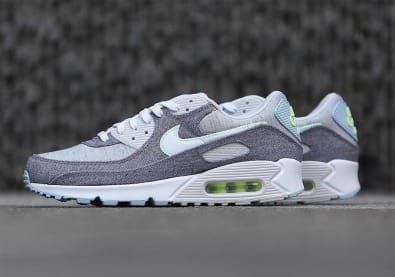 Gerecyclede materialen vormen de basis van deze Nike Air Max 90 "Crater"