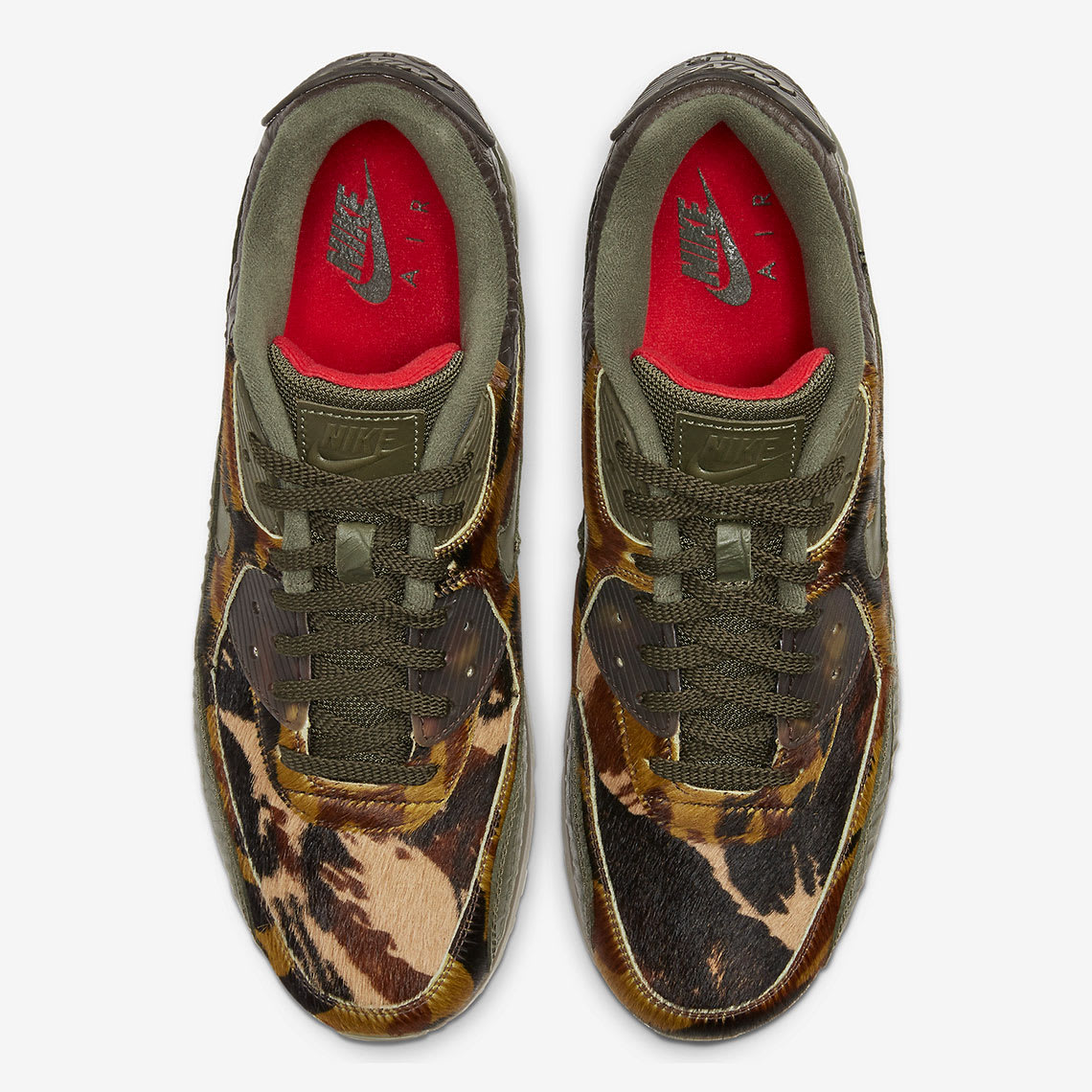Nike voorziet deze AM90 binnenkort van een "Camo Croc" colorway met "Pony Hair"