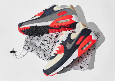 Morgen droppen de langverwachte Denham x Air Max 90 en Air Max 95