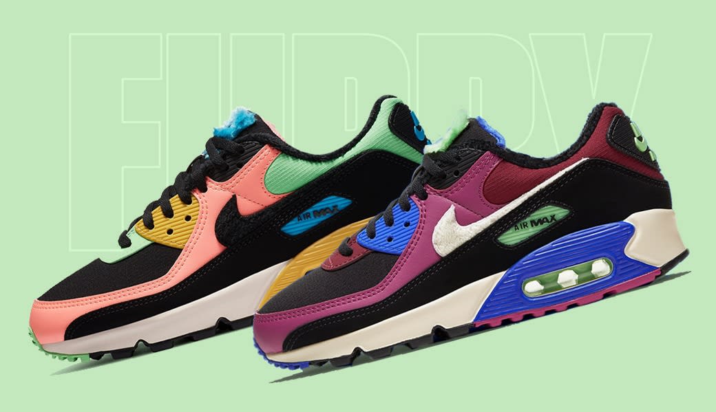 Nike dropt binnenkort twee furry Nike Air Max 90 colorways