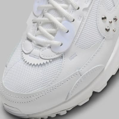 Nike Air Max 90 Futura Silver Studs Foto 6