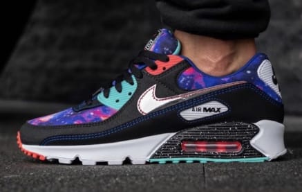 Nike air max discount zwart met roze