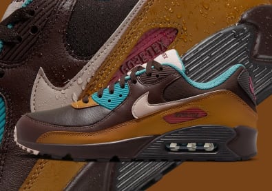 Nike Air Max 90 Gore Tex Velvet Brown Foto 1