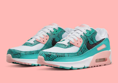 Nike Air Max 90 Green Snakeskin Foto 1