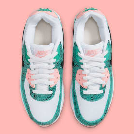 Nike Air Max 90 Green Snakeskin Foto 4