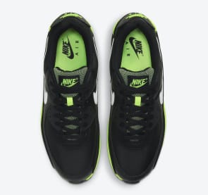 Hot Lime is de blikvanger van deze nieuwe Nike Air Max 90 