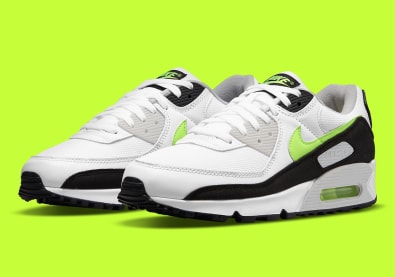 Nike dropt binnenkort deze klassieke Nike Air Max 90 "Hot Lime"