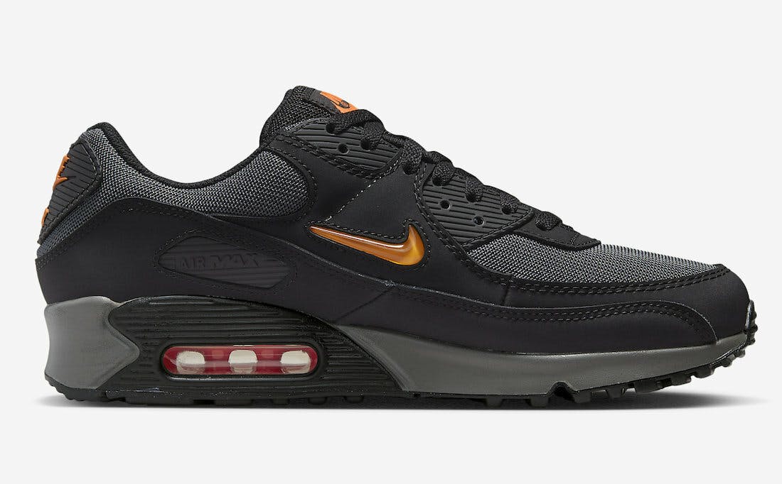 air max 90 black orange white