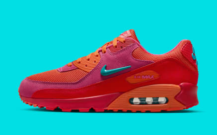 Nike Air Max 90 Jewel Pink Orange Teal Foto 2