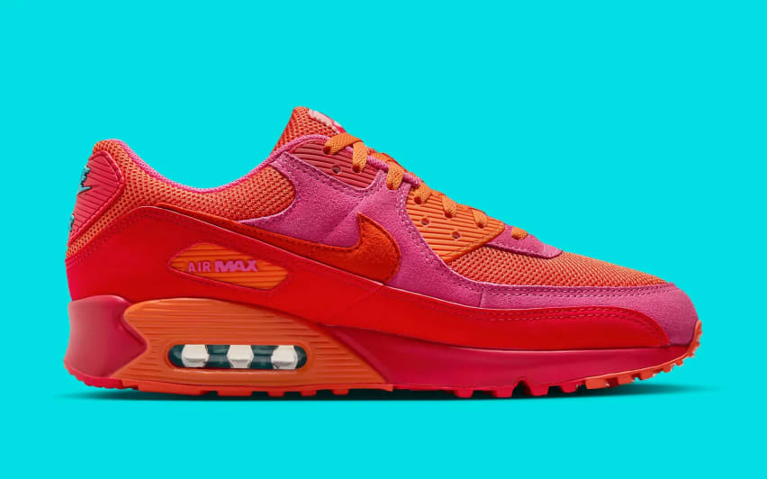 pink orange air max