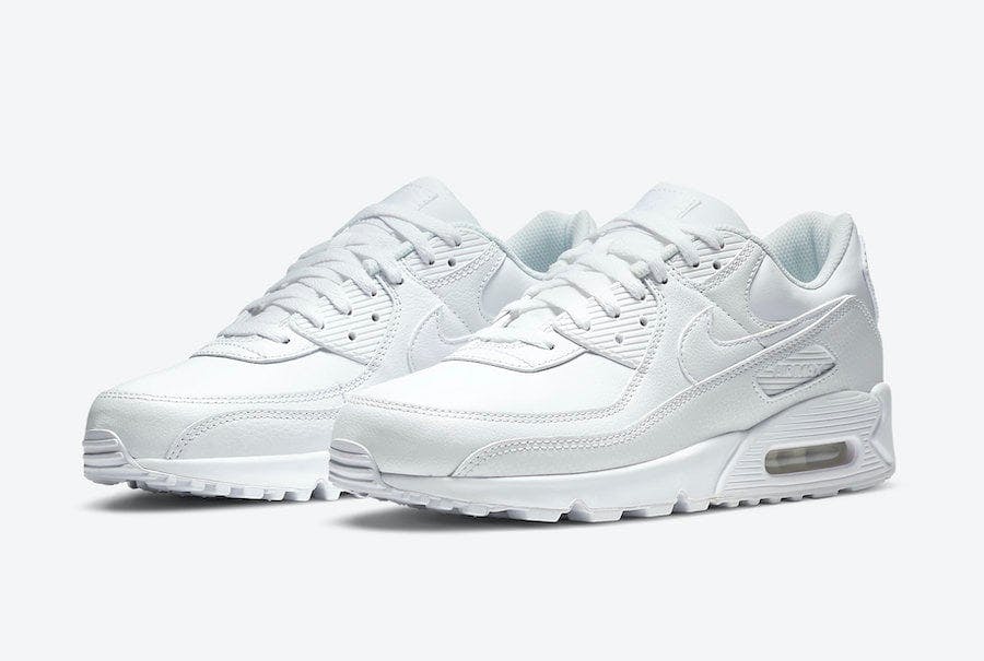 nike air max 90 white mens leather