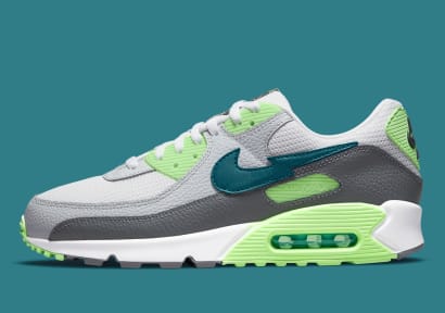 De bliksem slaat in op deze Nike Air Max 90 "Lime Glow"