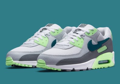 De bliksem slaat in op deze Nike Air Max 90 "Lime Glow"