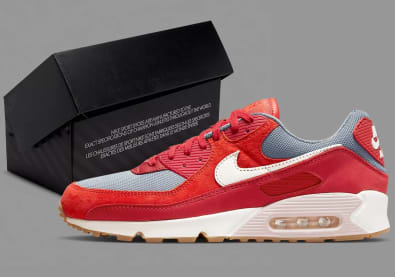 Nike Air Max 90 Premium Gym Red Foto 1