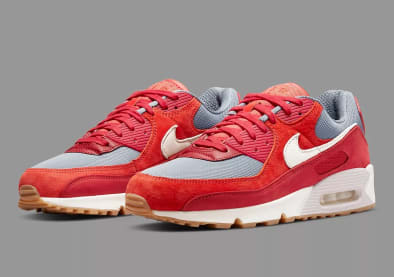 Nike Air Max 90 Premium Gym Red Foto 2