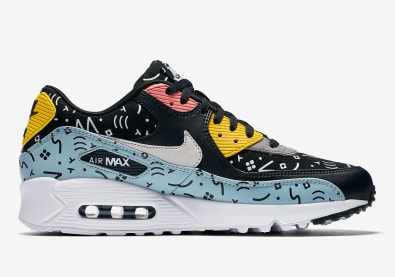 Nike Air Max 90 Premium Ocean Bliss/Crimson Bliss