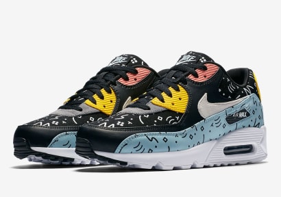 Nike Air Max 90 Premium Ocean Bliss/Crimson Bliss