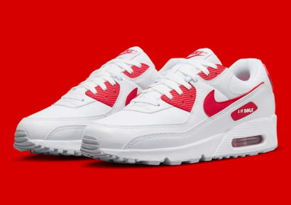 Nike Air Max 90 Red White Foto 1