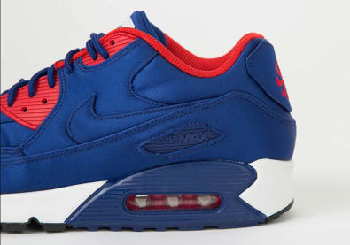 First Look: De Nike Air Max 90 SE Nylon Deep Royal Blue