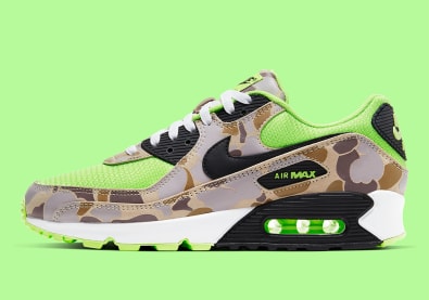 First Look: De Nike Air Max 90 SP "Ghost Green Duck Camo"