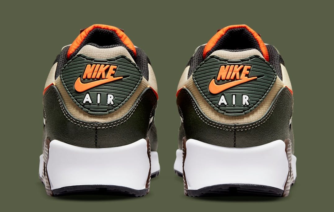 Nike Air Max 90 Tan Olive Orange Foto 5
