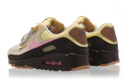 Nike voegt een Cubaanse schakelarmband toe aan deze Air Max 90 "Velvet Brown"