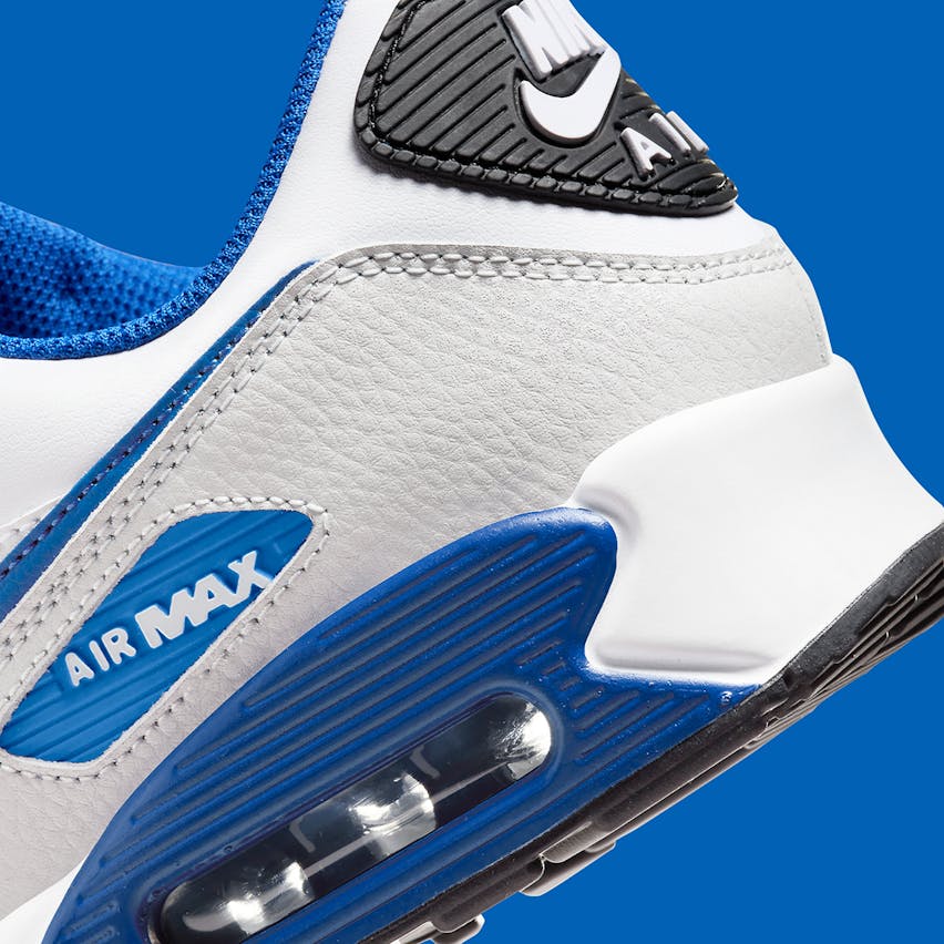 Nike Air Max 90 White Black Blue Foto 8