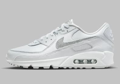 Nike air max grijs glitter online