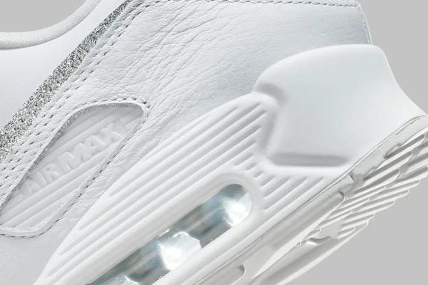 Nike Air Max 90 White Silver Foto 7