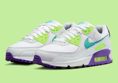 Nike Air Max 90 White Volt Foto 2