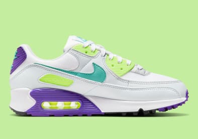 Nike Air Max 90 White Volt Foto 3